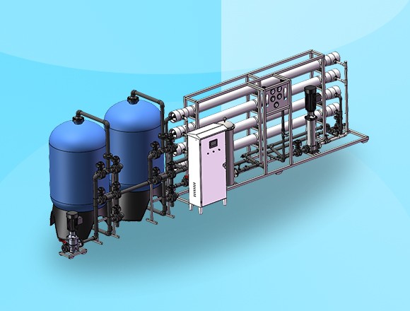16噸/時反滲透設備 廣西純水設備生產廠家 16噸每小時純水設備